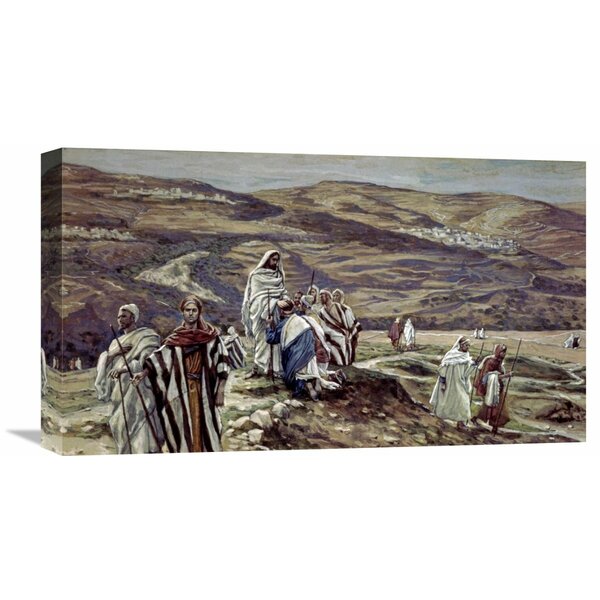 Christ Sending Out The Seventy Disciples Two By Two On Canvas by James Tissot Print